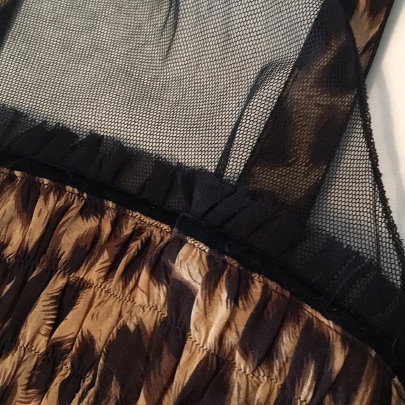 Stunning L.A.M.B. leopard print dress size 10 - Picture 8 of 8